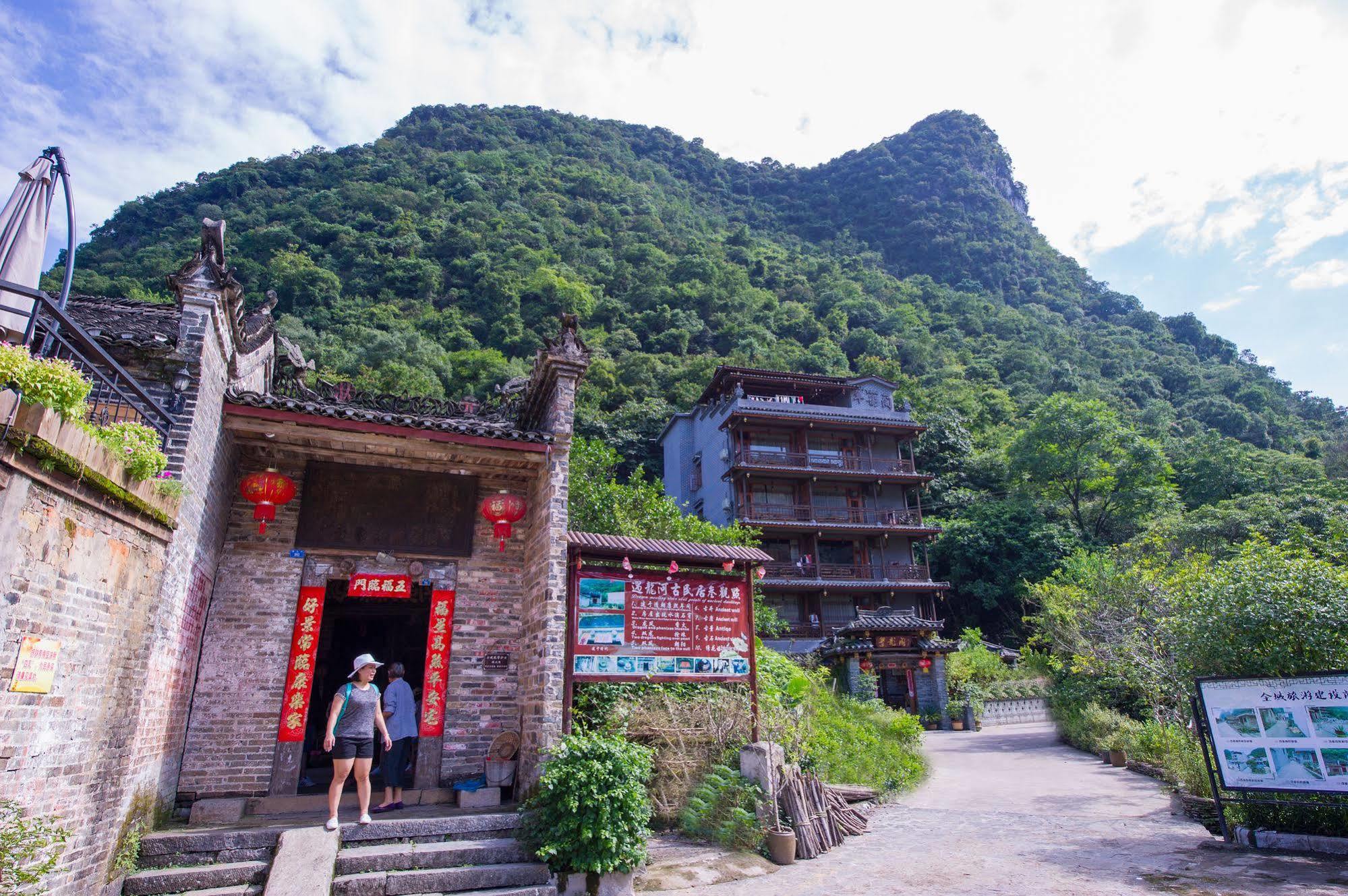Hotel Yangshuo Scenic Mountain Retreat Exterior foto